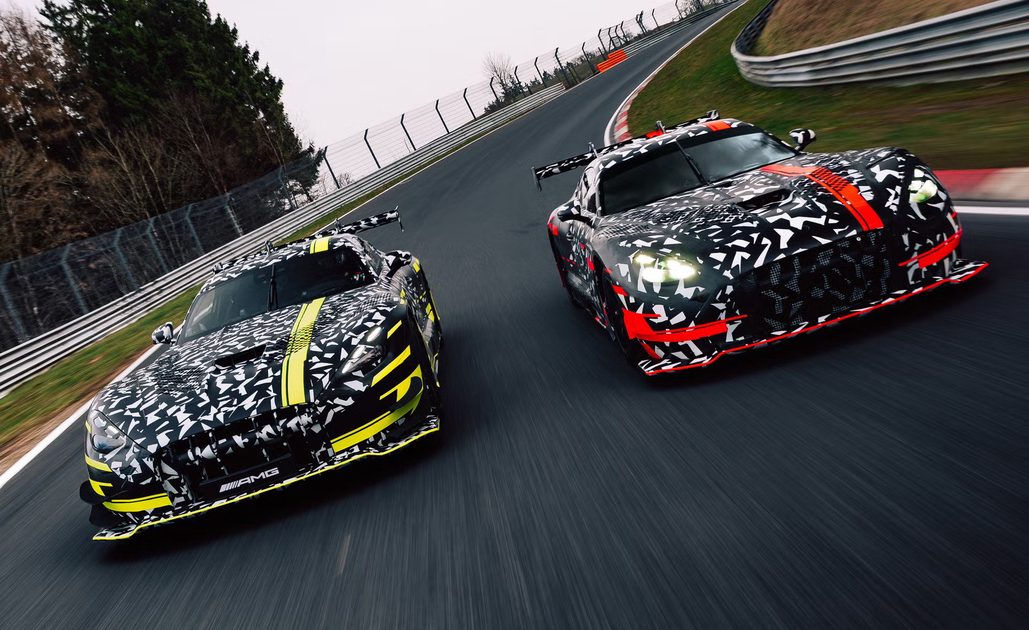 mercedes amg gt black series and gt3
