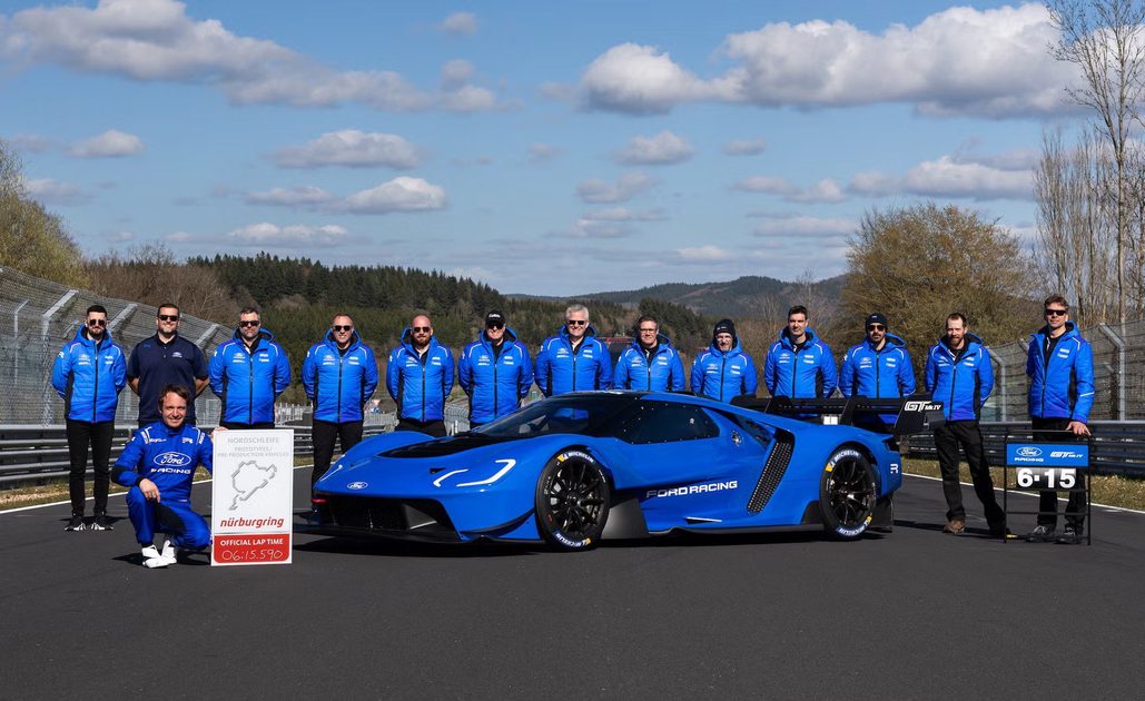 ford gt mk iv nurburgring lap time