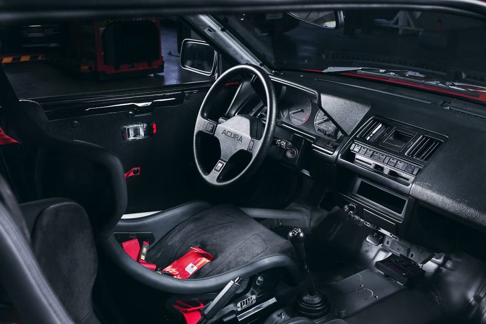 acura integra 40 race dash interior