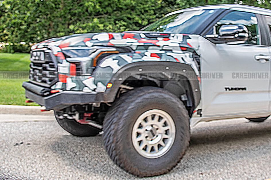 toyota tundra trd hammer blurry front