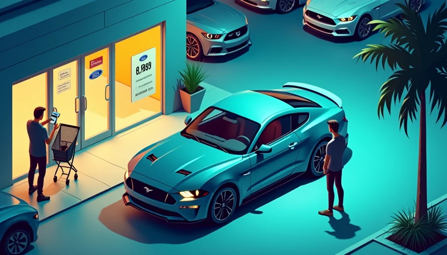 Illustration for 2025 ford mustang dark horse price