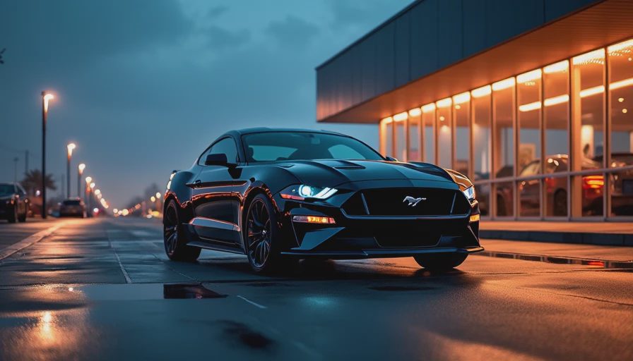Visual context for 2024 ford mustang dark horse price