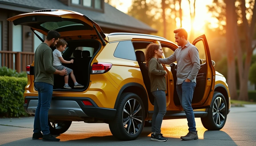 Visual context for best performance family cars with third row