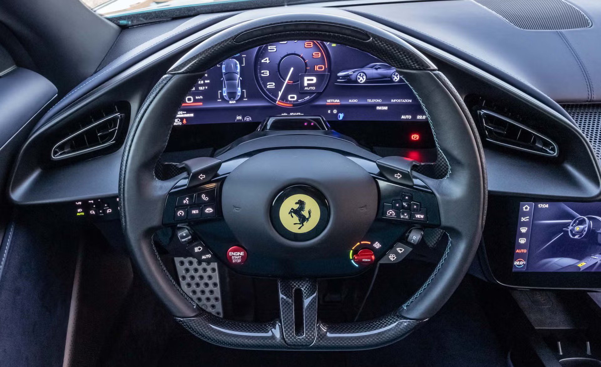 Ferrari Is Now Offering a Retrofit Steering Wheel That Replaces Haptic Controls with Physical Buttons
