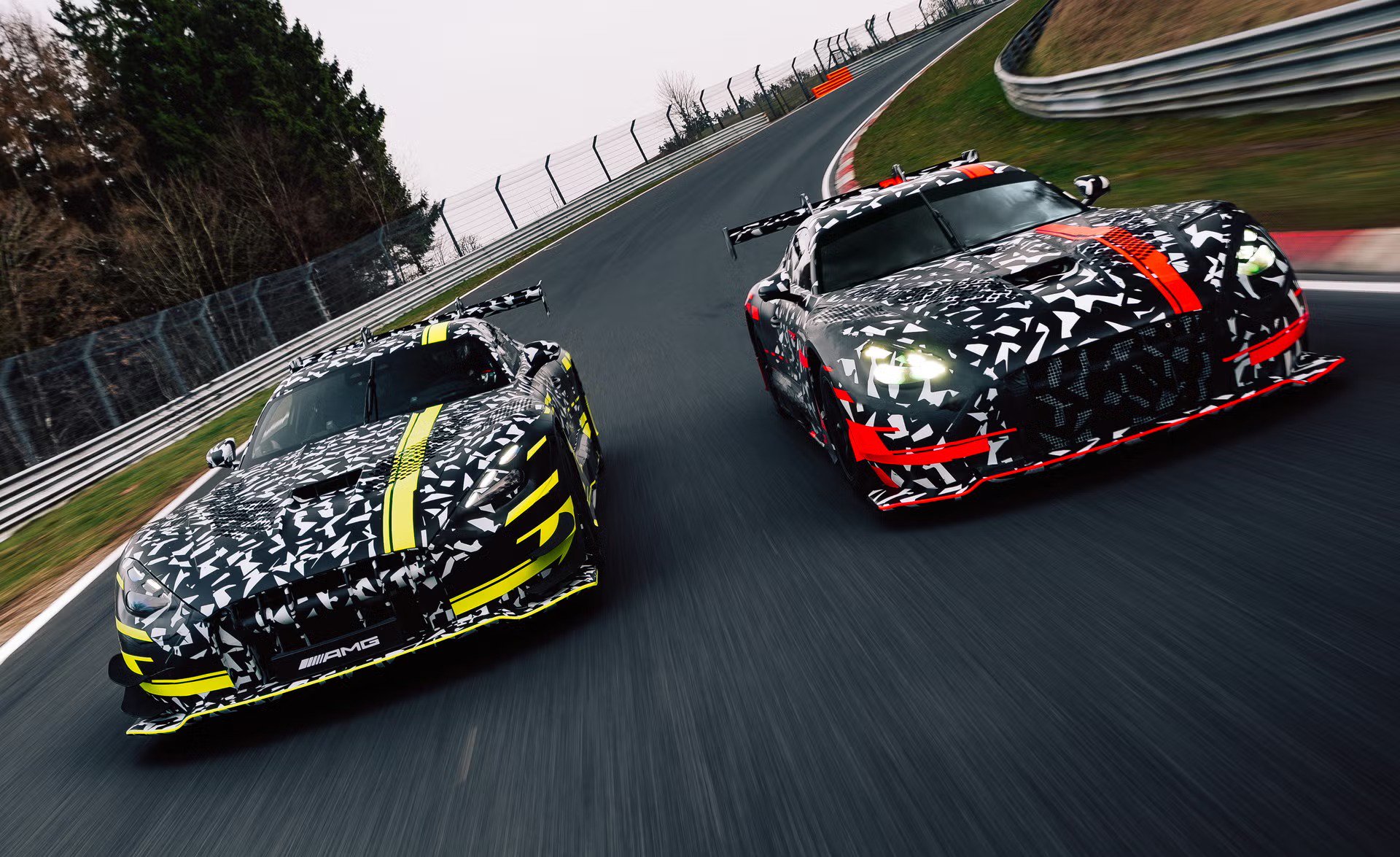 mercedes amg gt black series and gt3