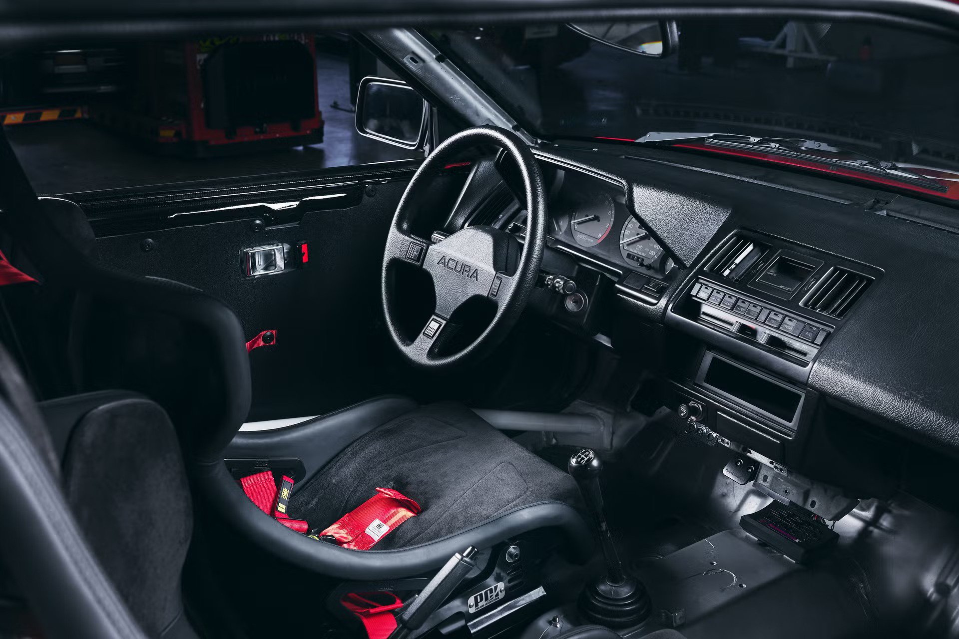 acura integra 40 race dash interior