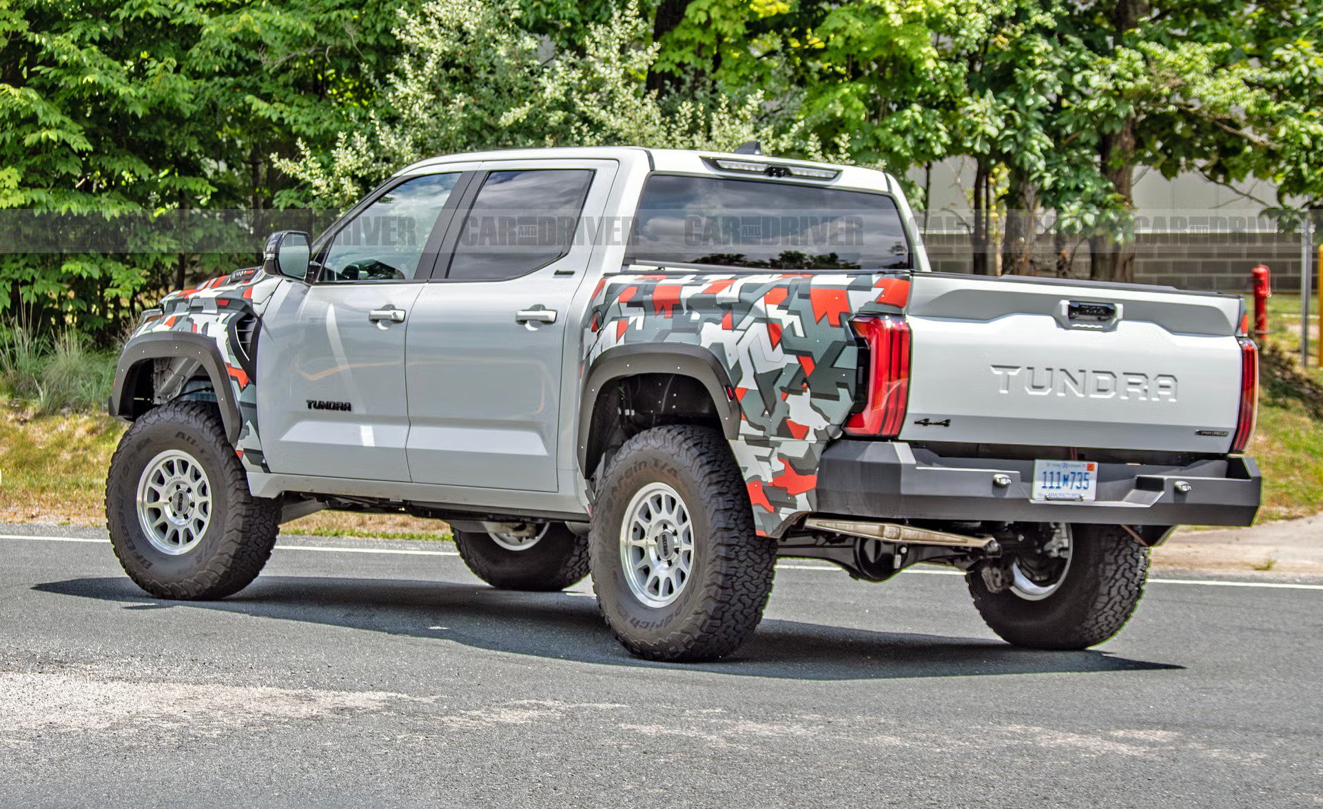 Spy Photos Show a Toyota Tundra TRD Hammer Prototype Sporting Raptor-Style Off-Road Hardware
